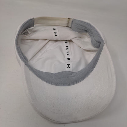 Under Armour Slideback Hat White One Size Solid Adjustable Embroidered
