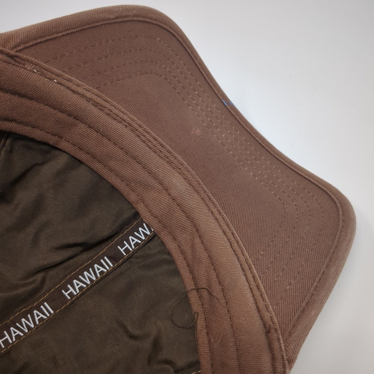 Hawaii Straw Weave Trucker Hat Brown OS Adjustable Mesh Back Dorfman Pacific Co.