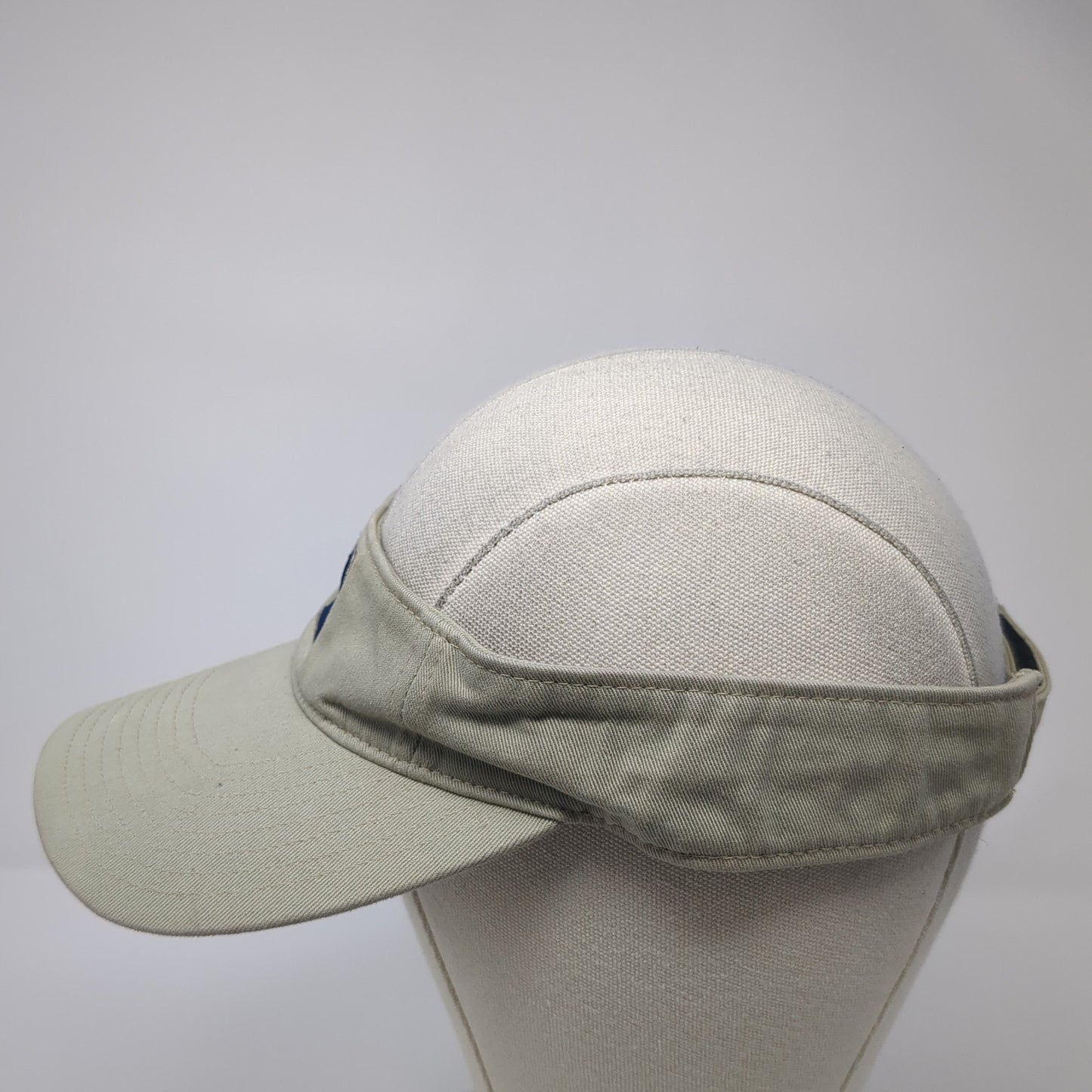 Nike Swoosh Just Do It Strapback Visor Hat Brown One Size Adjustable