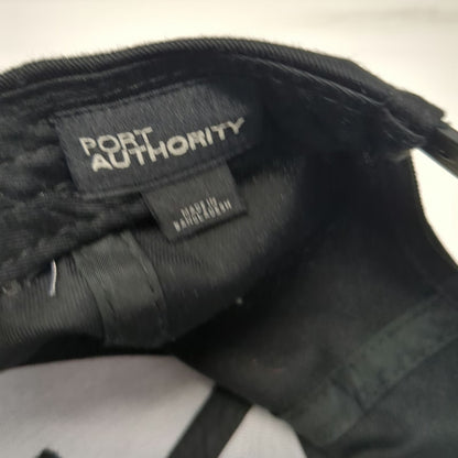 Port Authority Snapback Black Hat One Size Penn Heroes Play Embroidered Shield