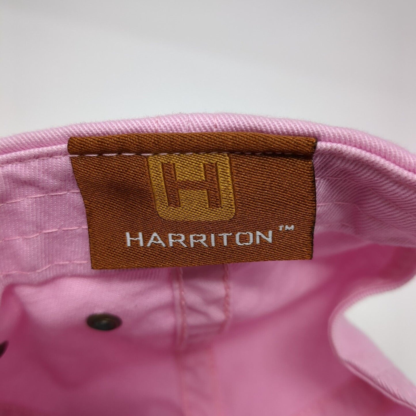 Desperate Horsewife Slideback Hat Pink One Size Embroidered Harriton