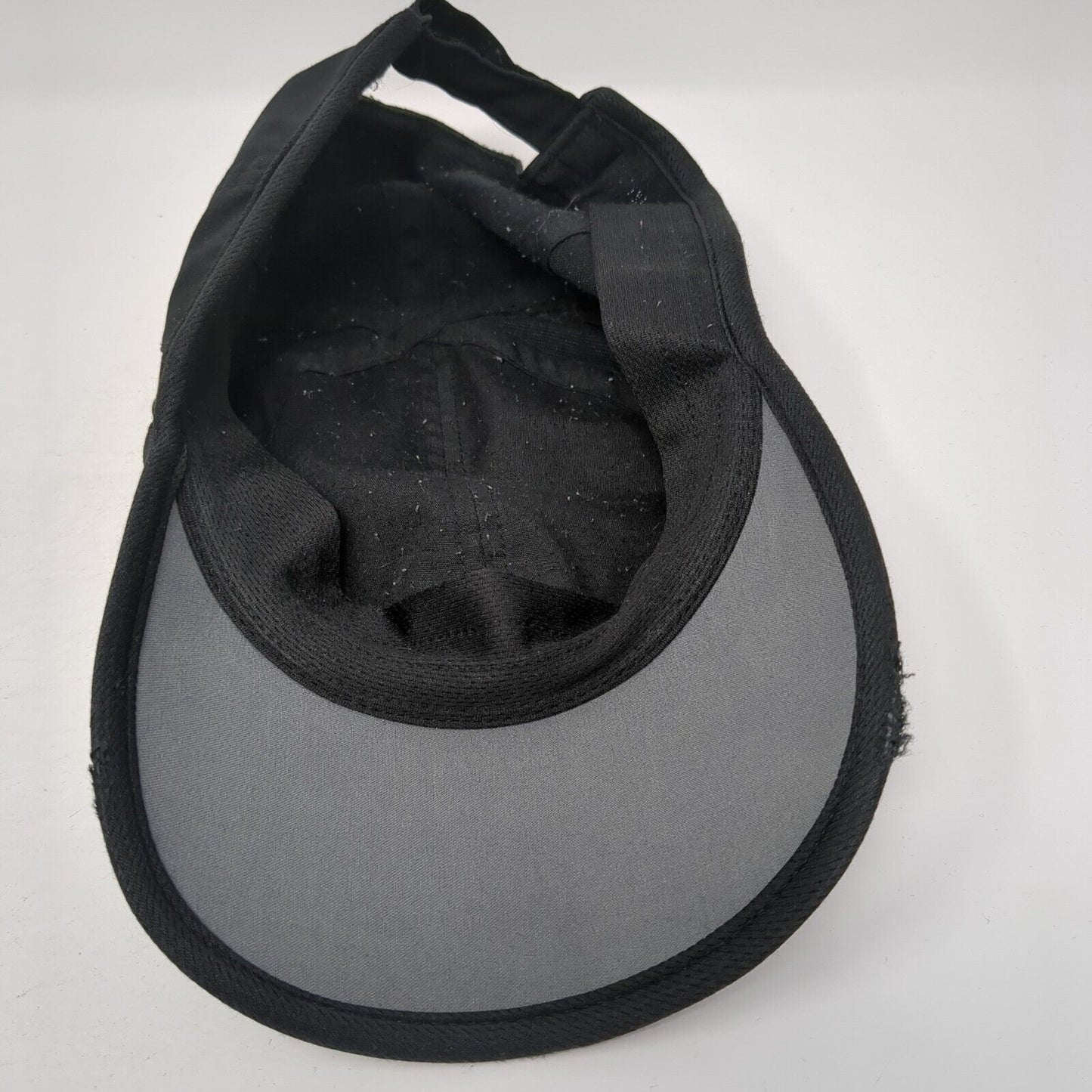 Adidas 3 Stripes Climalite Strapback Hat Black One Size Embroidered