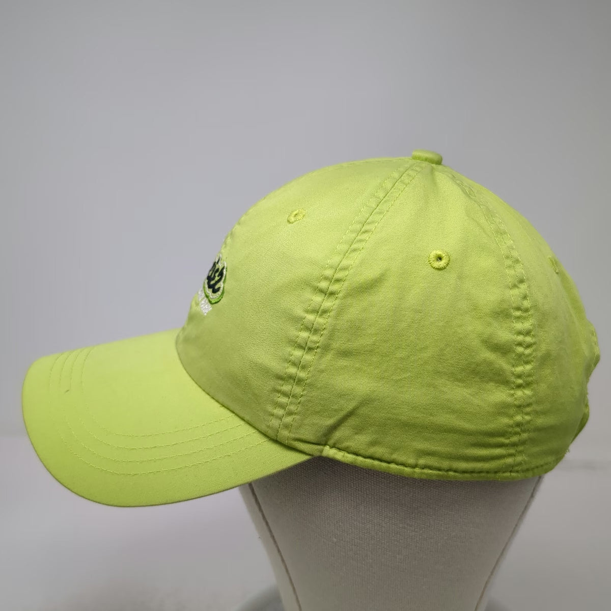 Ahead Baseball Cap Green One Size Glacier National Park Strapback Hat Cotton