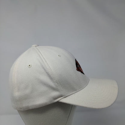 Tiger MH Football Fitted Hat Cream M/L Solid Embroidered Richardson