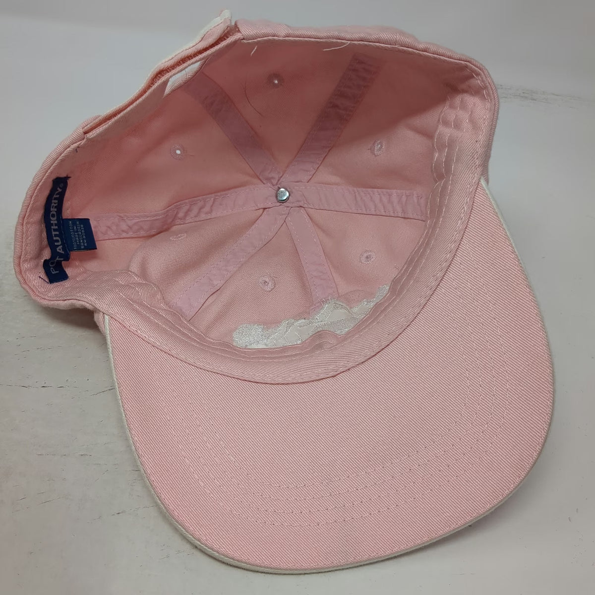 Port Authority Pink One Size Baseball Cap Hat Strapback Thunder Mountain Tent