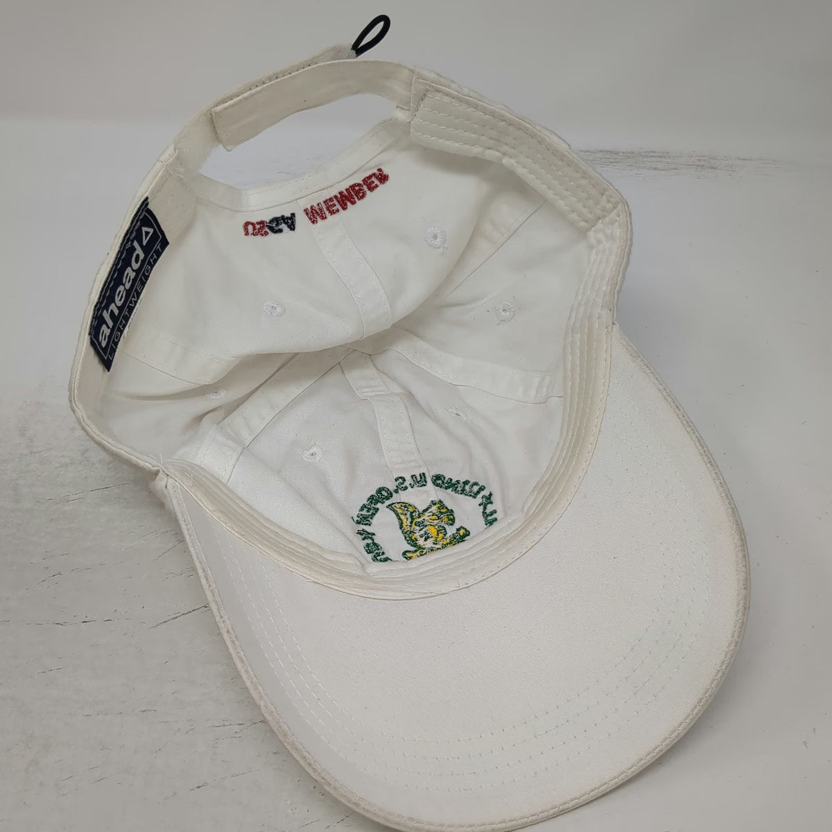 ahead Baseball Cap White One Size 122nd US Open Country Club USGA Member Hat