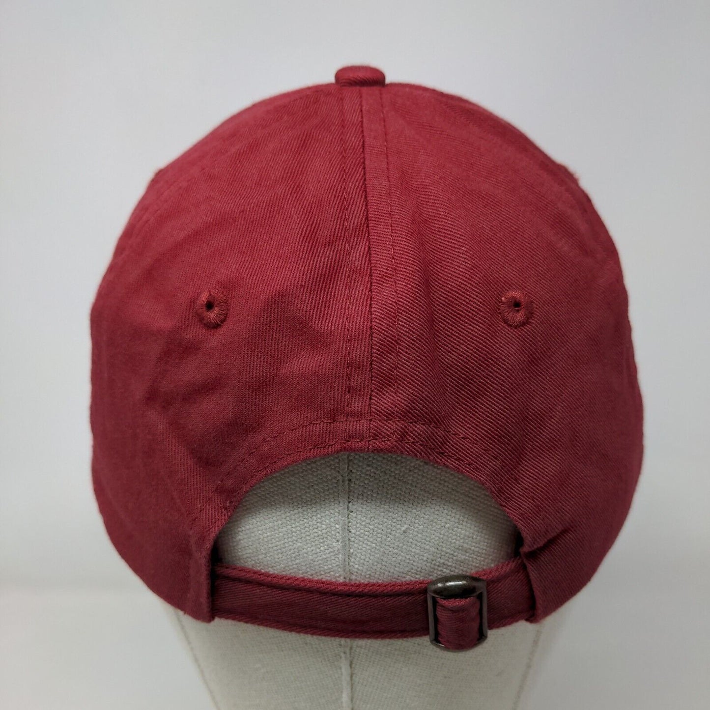 Leinenkugel's Slideback Hat Red One Size Adjustable Embroidered Vented Holes