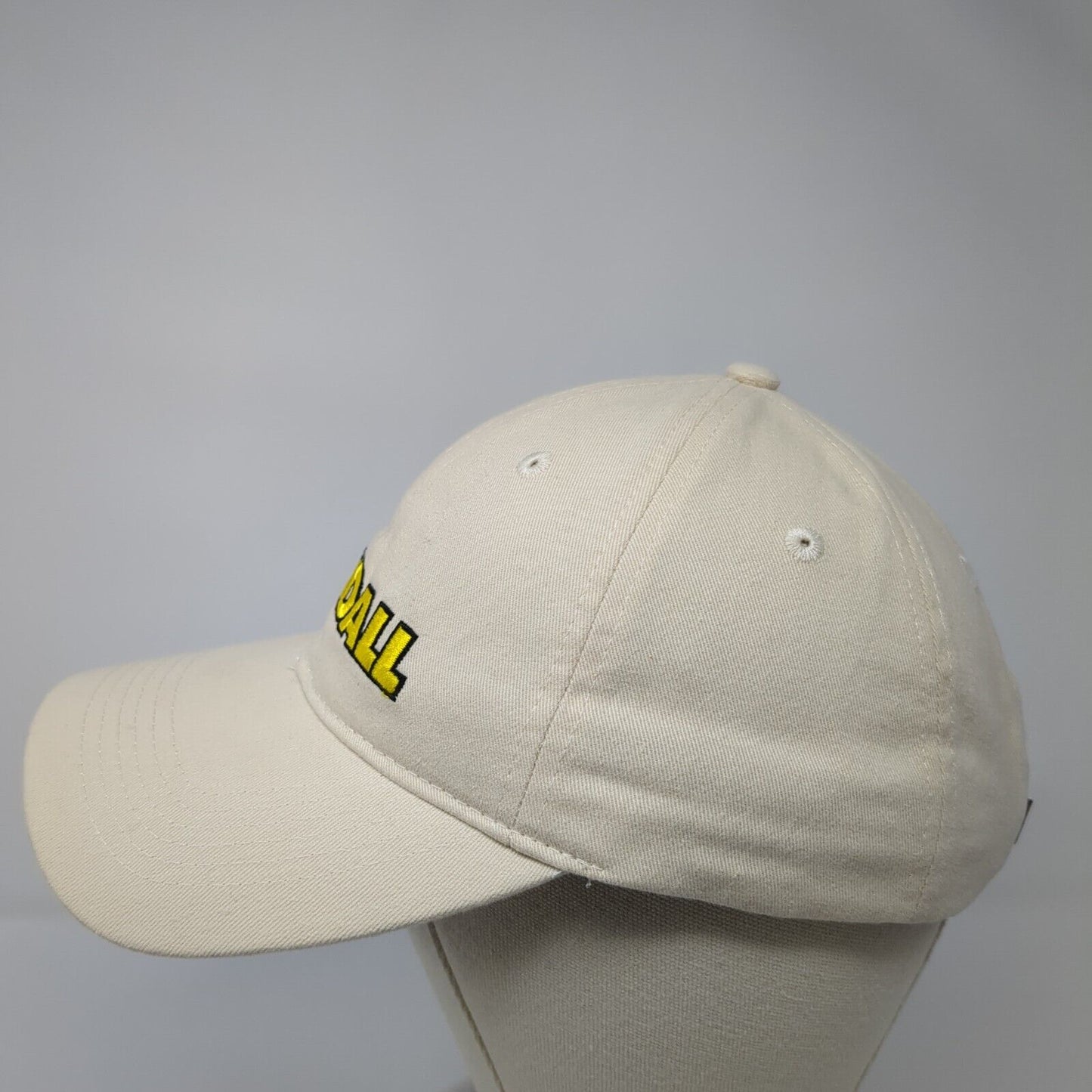 Kendall Strapback Hat Tan One Size Adjustable Embroidered 220C Pacific Headwear