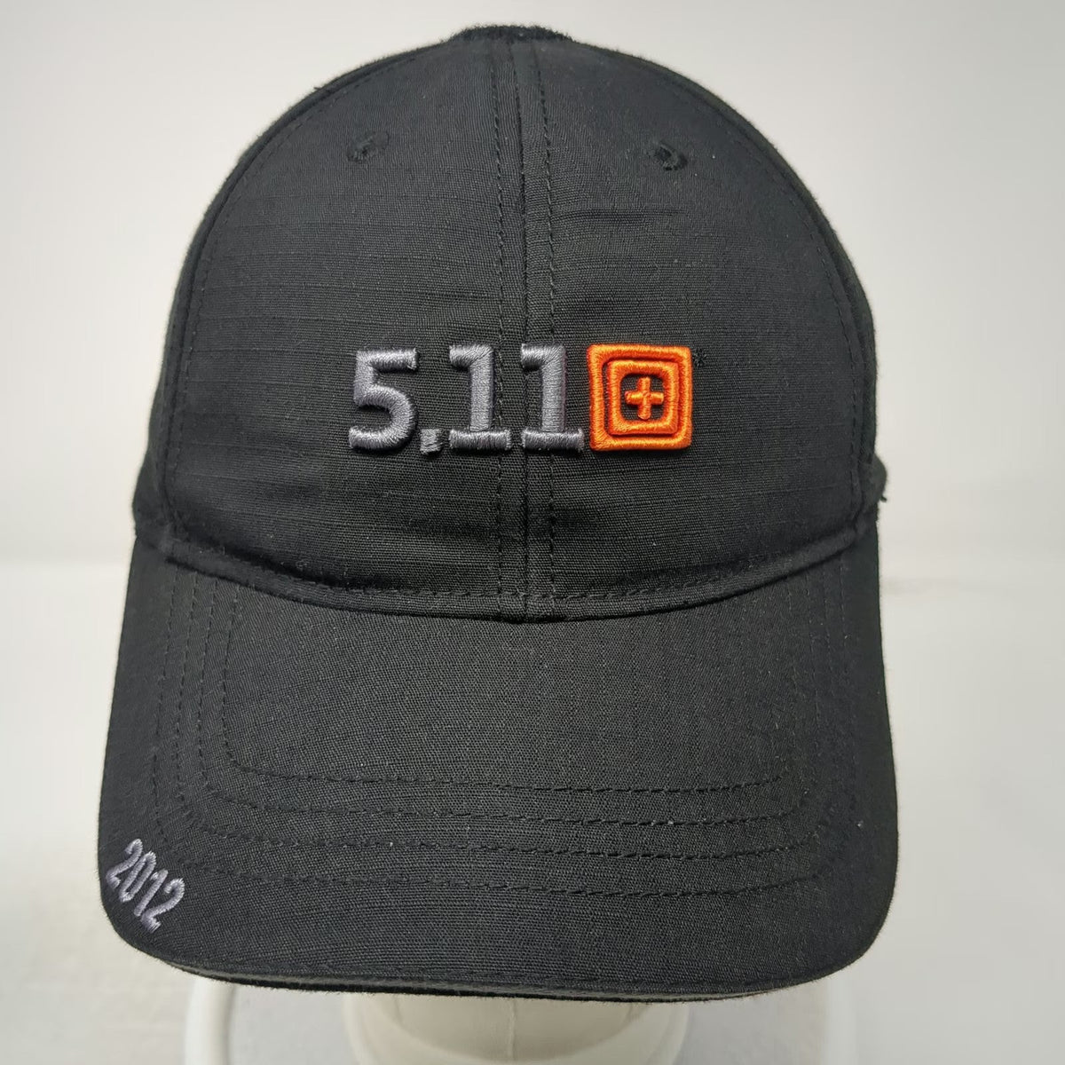 5.11 Tactical Baseball Cap Black OSFM Strapback 2012 Logo Hat Apparel