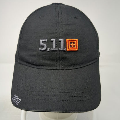 5.11 Tactical Baseball Cap Black OSFM Strapback 2012 Logo Hat Apparel
