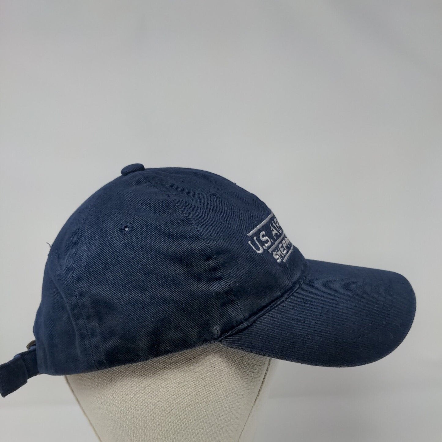 US Air Force Keesler AFB Slideback Hat Blue OS Embroidered Sportsman Cotton