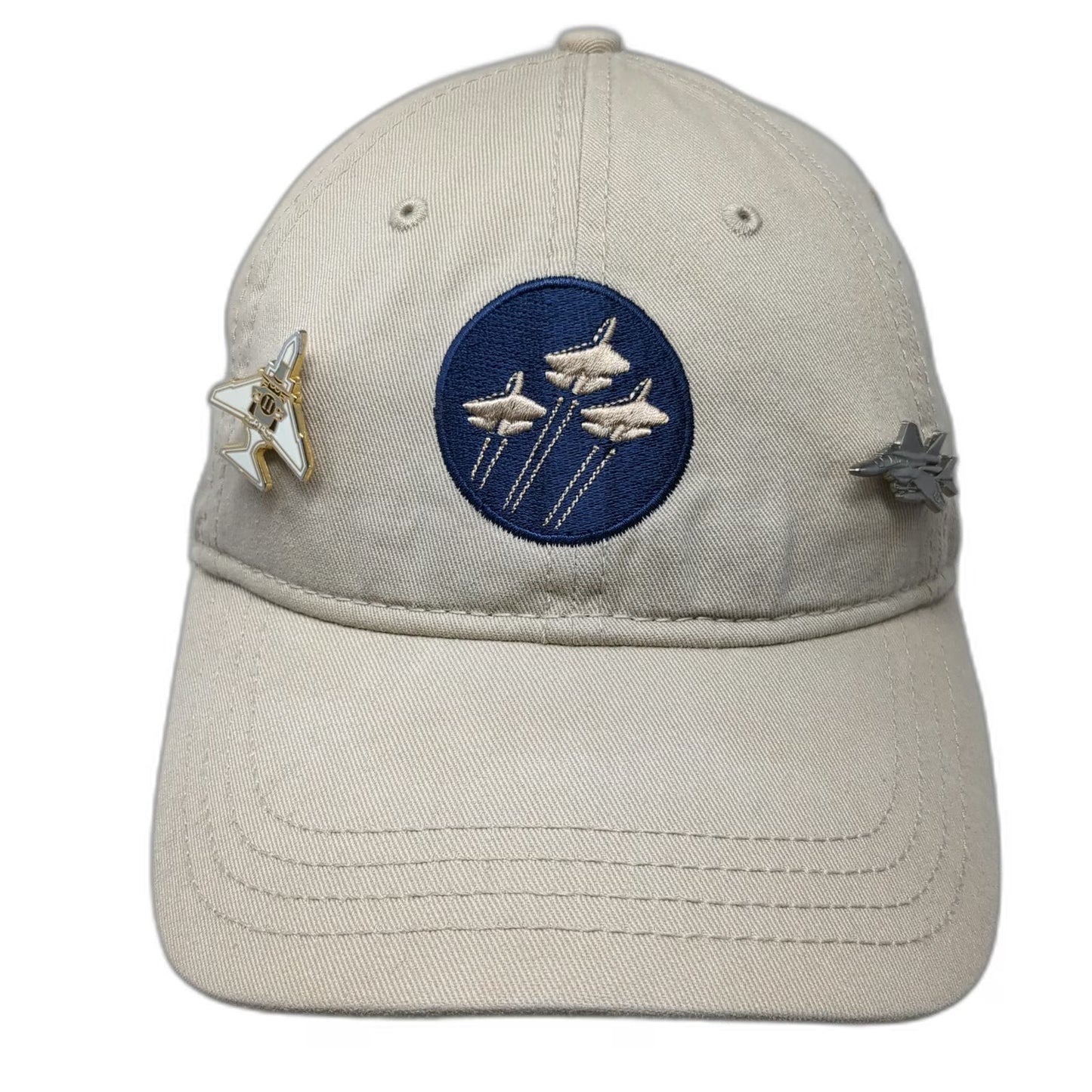 Cap America Baseball Cap Beige One Size Pima Air Space Museum Fighter Jet Hat