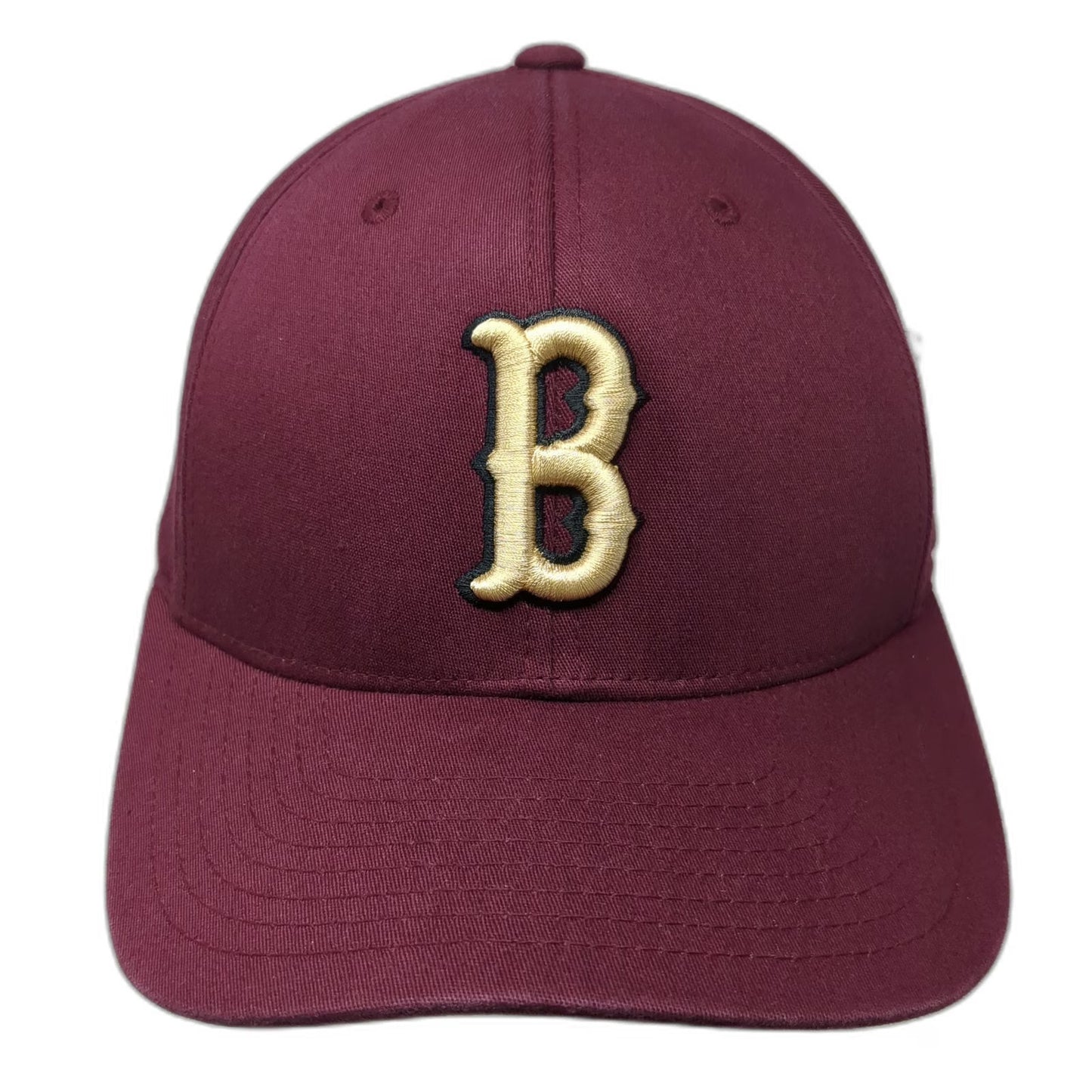 Pacific Headwear Baseball Cap Red 8 Berkeley Letter B Flexfit Embroidered Hat