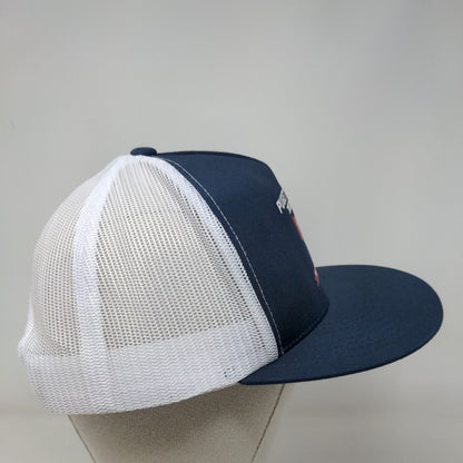 Puget Law Group Snapback Mesh Back Trucker Hat Blue One Size Colorblock
