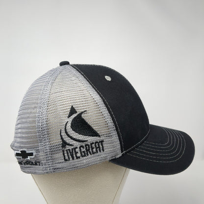 Cole Chevrolet Idaho Snapback Trucker Hat Black One Size Mesh Back