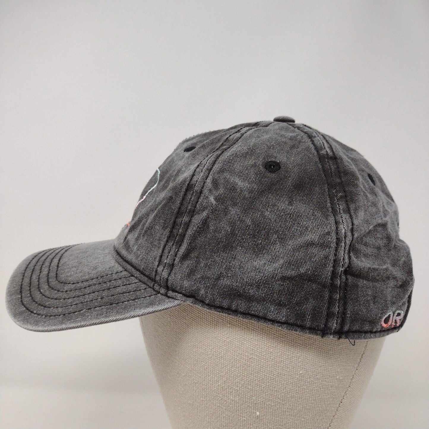 Oregon Slideback Hat Gray OSFM Adjustable Embroidered Home Free