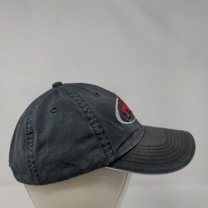 Burks Tractor Strapback Hat Black One Size Embroidered Port & Company