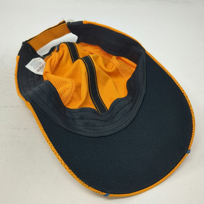 Brooks Baseball Cap Yellow One Size Performance Mesh Side Panels Adjustable Hat