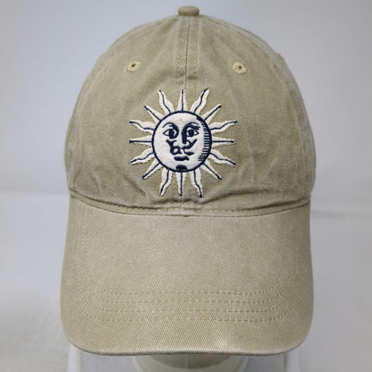 Ouray Sportswear Sun Valley Sun Face Beige Baseball Cap One Size Hat Strapback
