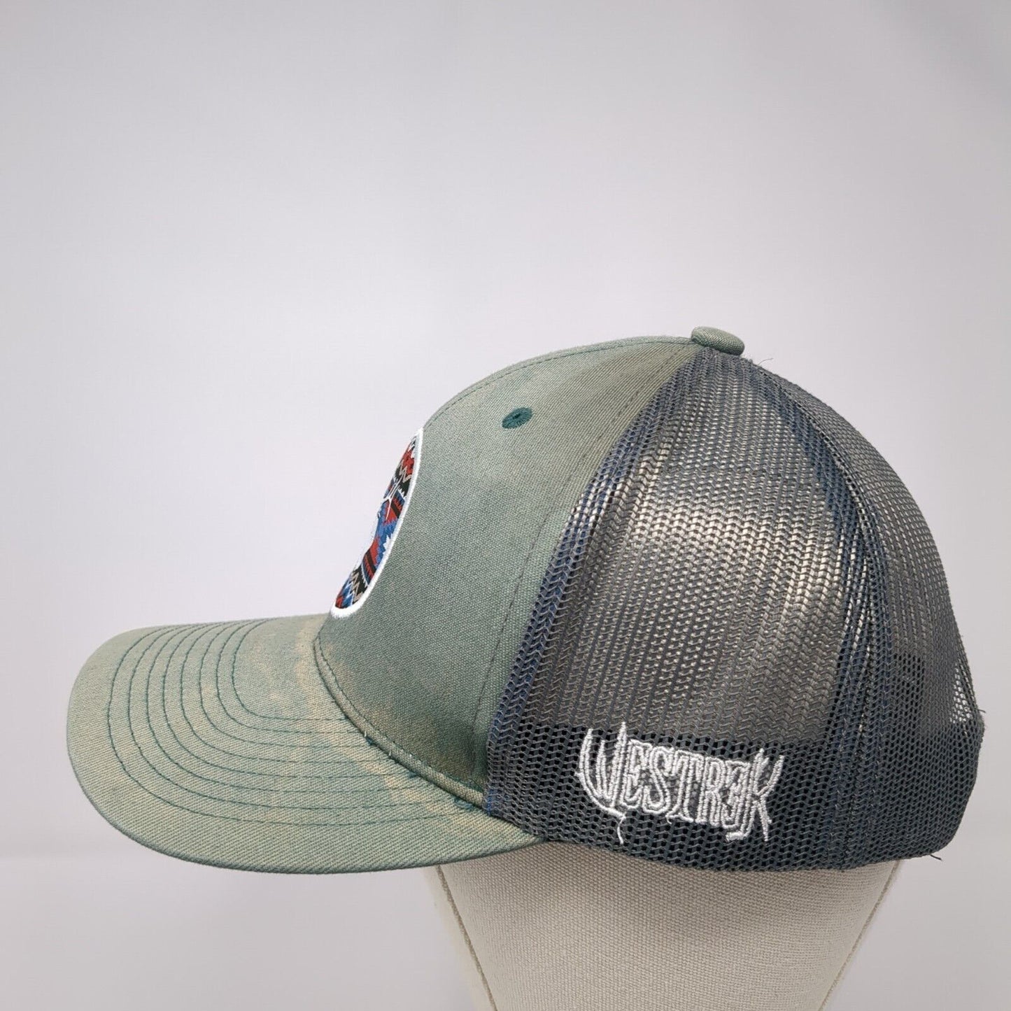 Westrek Patch Snapback Mesh Back Trucker Hat Green One Size Hunting