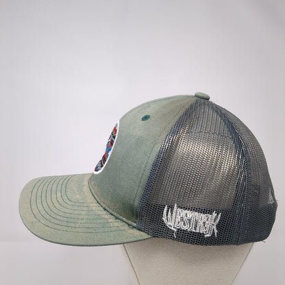 Westrek Patch Snapback Mesh Back Trucker Hat Green One Size Hunting
