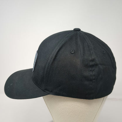 O'Neill Baseball Cap Black XL Flexfit Surf Co Est 1952 Structured Fitted Hat