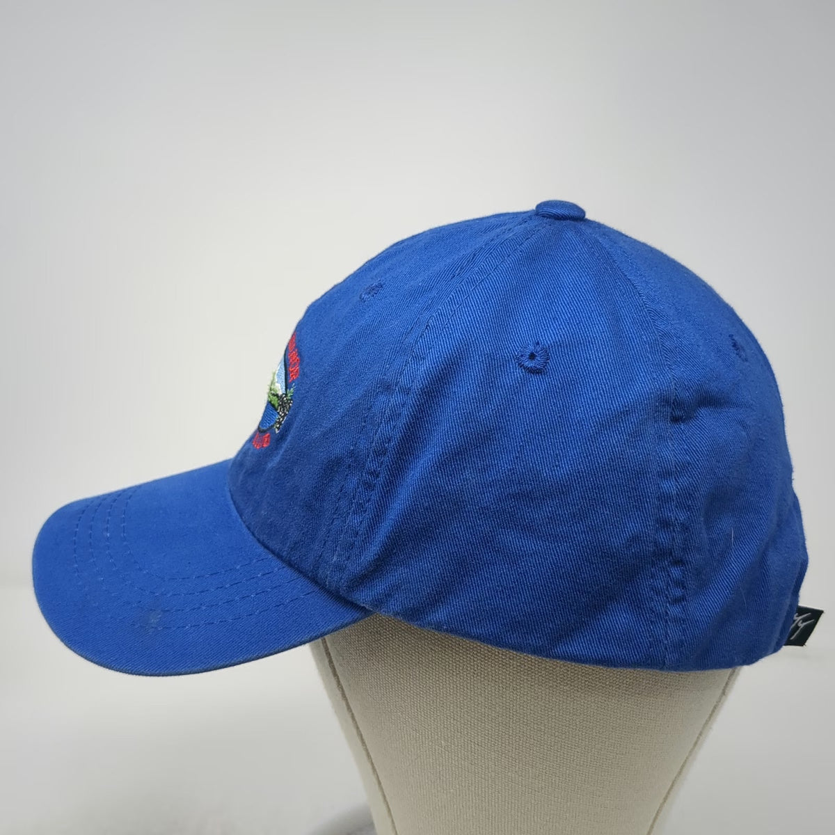 Town Talk Lake Almanor Country Club Hat Blue One Size Baseball Cap Slideback