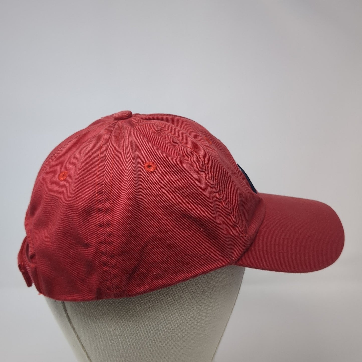 Florida SI Strapback Hat Red One Size Adjustable Embroidered 6 Panel