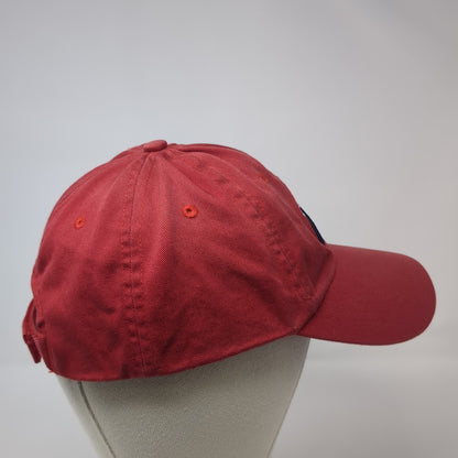 Florida SI Strapback Hat Red One Size Adjustable Embroidered 6 Panel