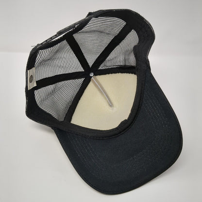 Be Kind Snapback Mesh Back Rope Trucker Hat Black One Size Colorblock