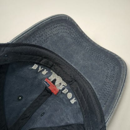 Mountain Baseball Cap Blue One Size Bar Harbor Maine Lobster American Flag Hat