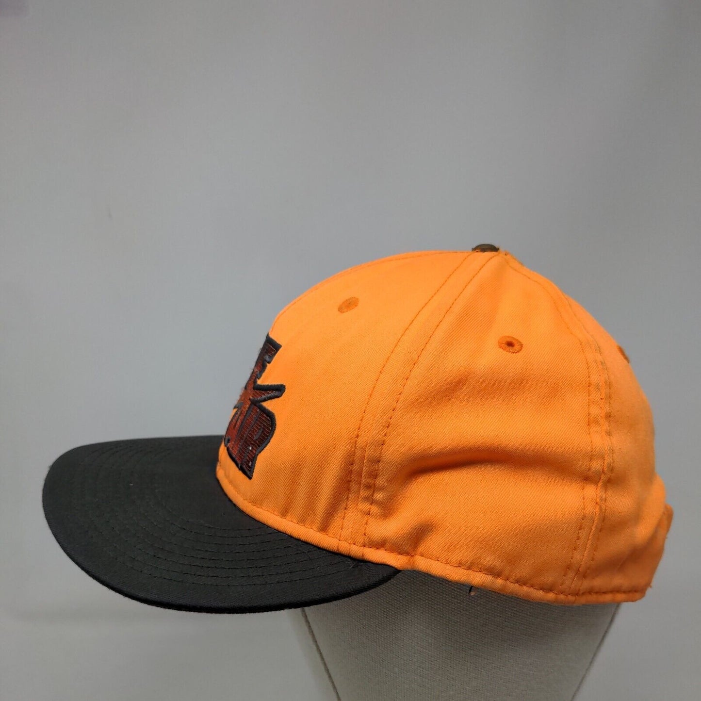 Nike Air Snapback Hat Orange OSFA Adjustable Vent Holes Colorblock