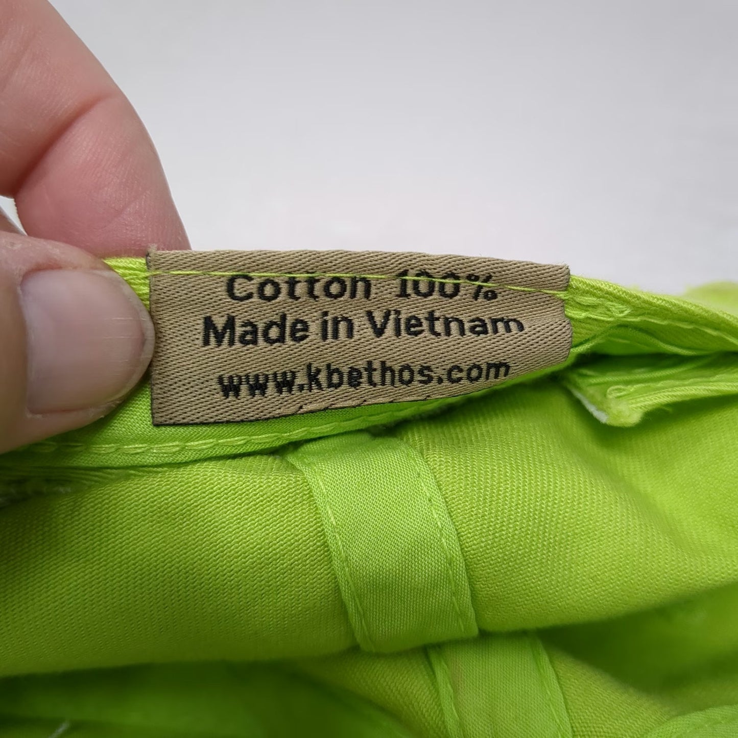 KBETHOS Baseball Cap Green One Size No Lao Cow 2021 Distressed Slideback Hat