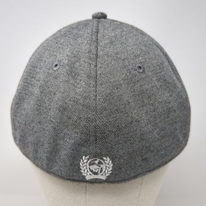 Cinch Baseball Cap Gray XL CNCH DNM Embroidery Stretch Fit Curved Brim Hat