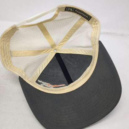 Richardson Trucker Hat Gray One Size Snapback Mesh Back SSPT Logo Runner Sport