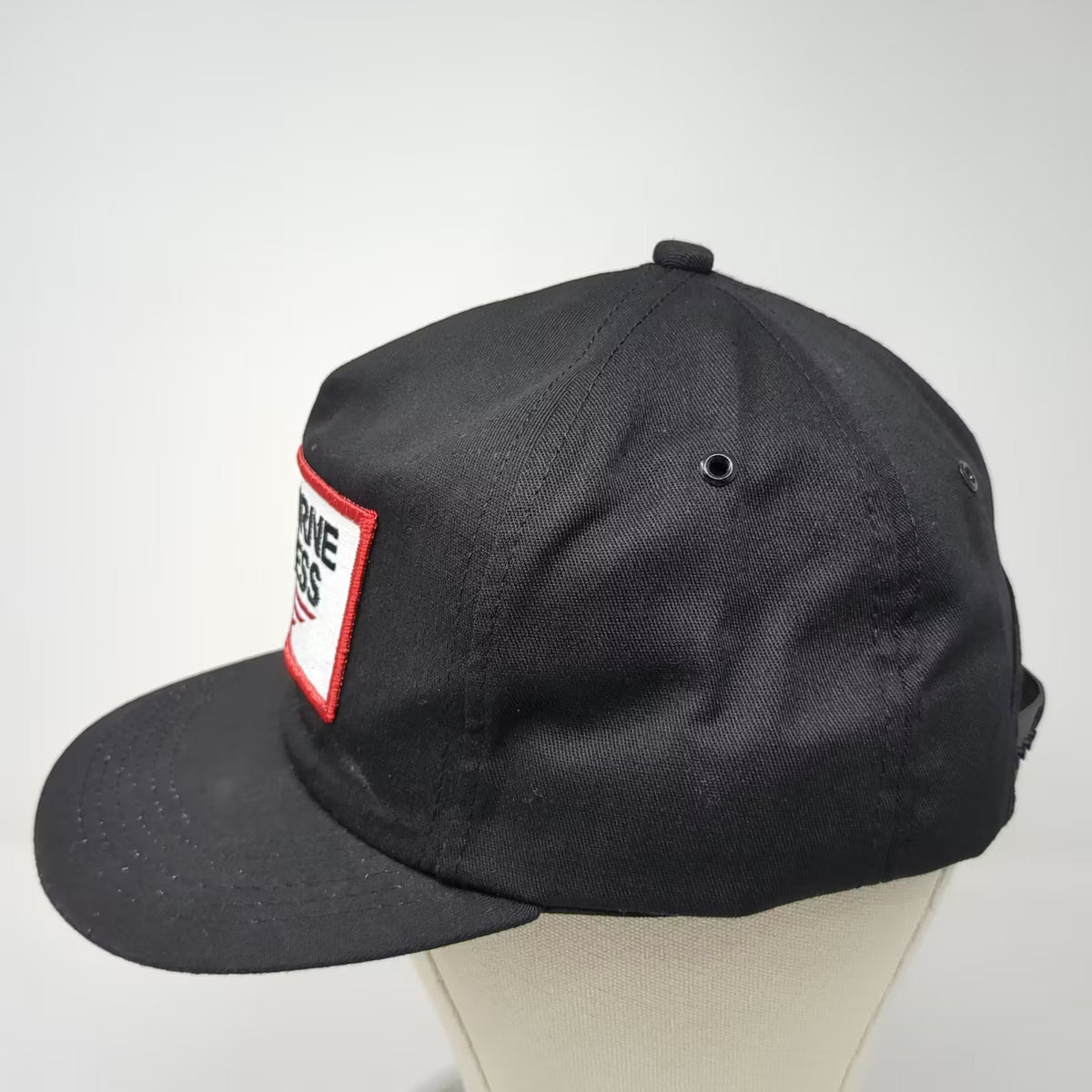 Todd Airborne Express 5 Panel Black Hat One Size Snapback Patch Embroidered