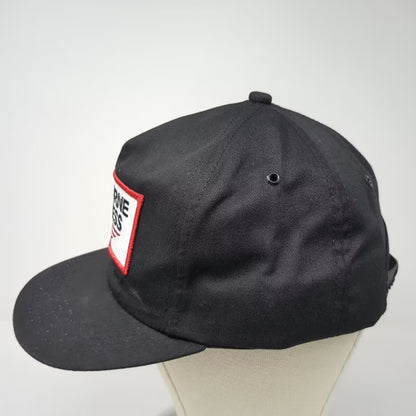 Todd Airborne Express 5 Panel Black Hat One Size Snapback Patch Embroidered
