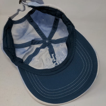 Lake Vibes Slideback Hat Multi OSFM Embroidered Adjustable Tie Dye
