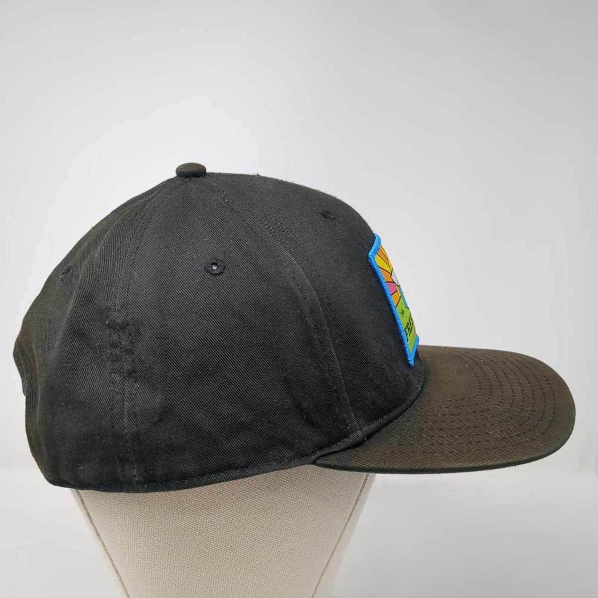 Vans Snapback Black One Size Fresh Daily Patch Green Underbrim Baseball Hat