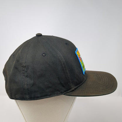 Vans Snapback Black One Size Fresh Daily Patch Green Underbrim Baseball Hat