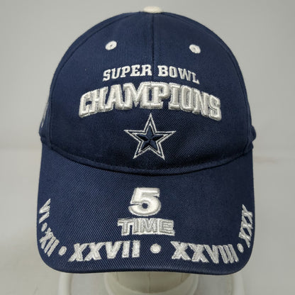New Era NFL Dallas Cowboys Super Bowl Champions 5 Time Cap Blue OSFM Star Logo