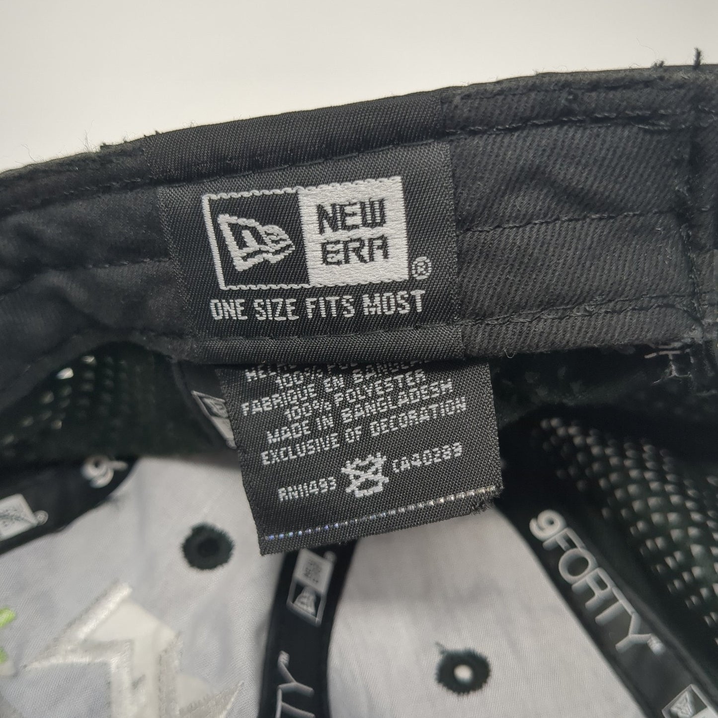 MWSS Trucker Hat Black One Size Adjustable Embroidered 6 Panel 9Forty New Era