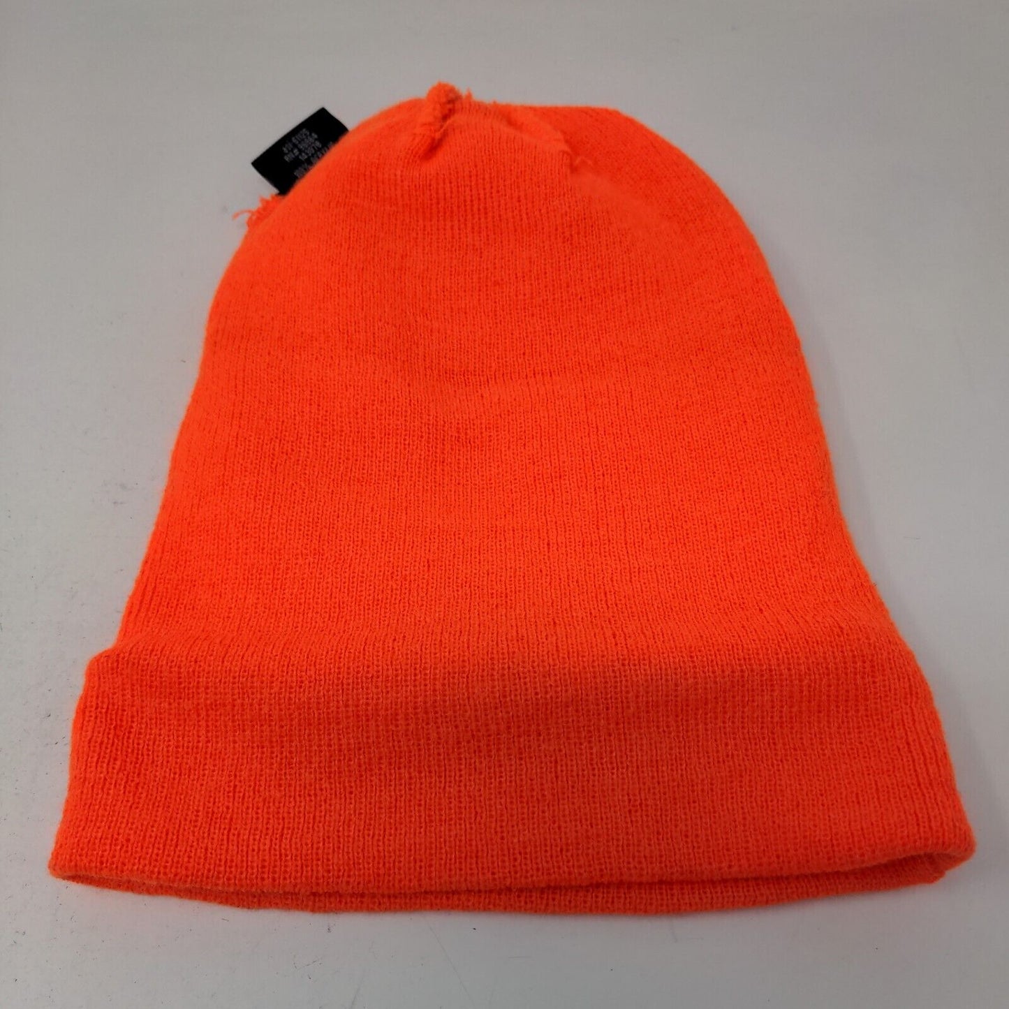 Obermeyer Agri Group Men's Knit Beanie Hat Cap Orange Embroidered Logo Acrylic