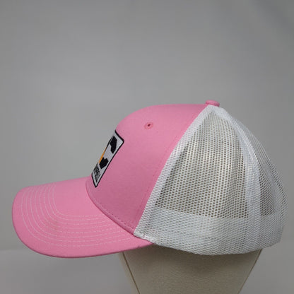 Ness Campbell Snapback 2239 Trucker Hat Pink OS Adjustable Mesh Back Tricor