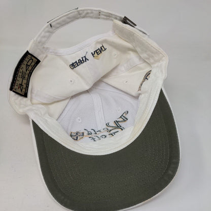 World Golf Village PGA Gerry Kent Slideback Hat Cream One Size Adjustable Ahead