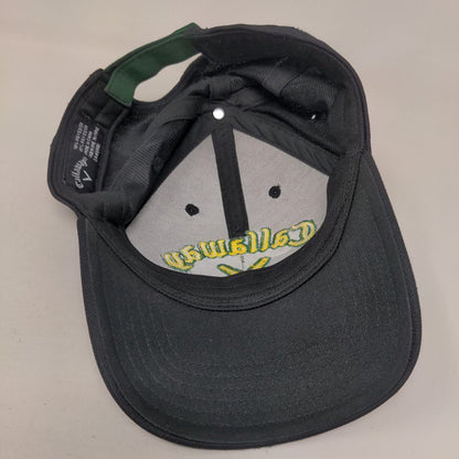 Callaway Strapback Hat Black One Size Embroidered Adjustable 6 Panel