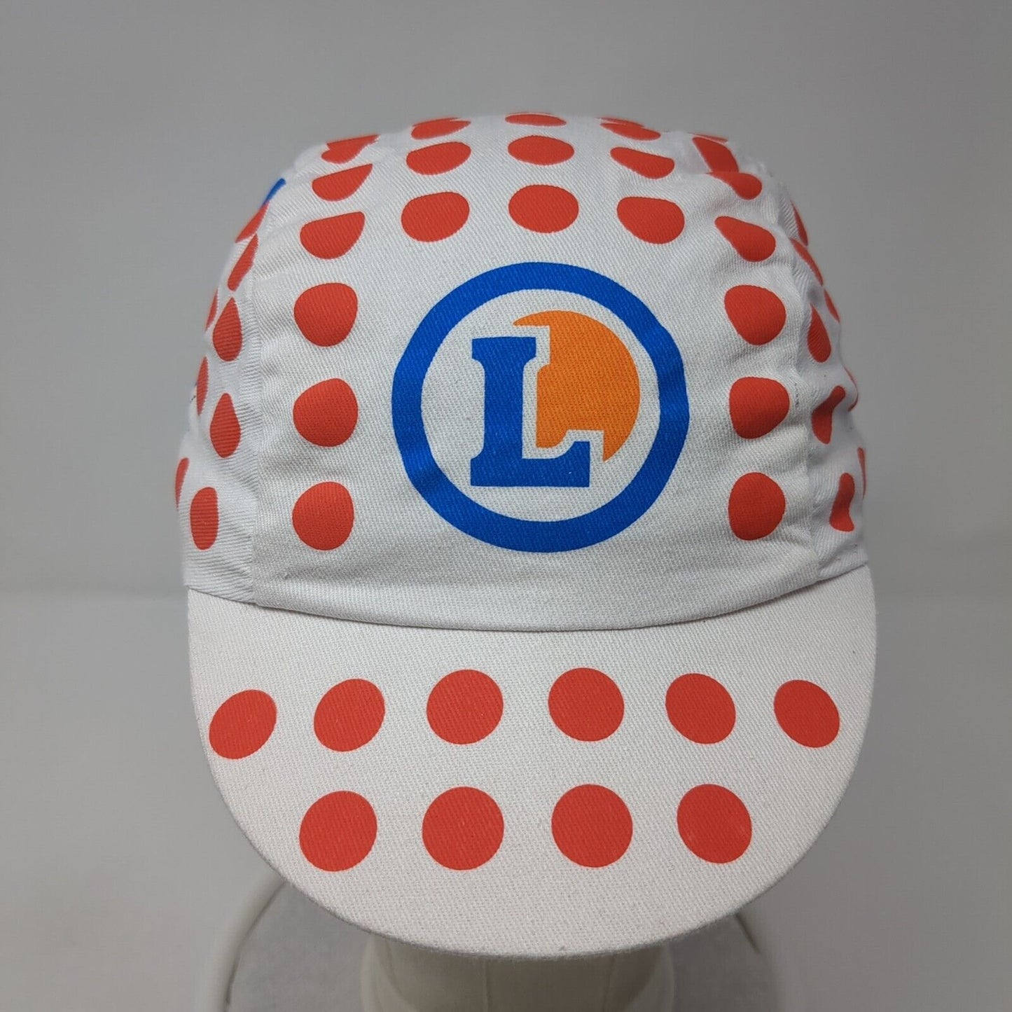 E.Leclerc Stretch Fitted Hat Multi One Size Polka Dot Cotton Outdoor