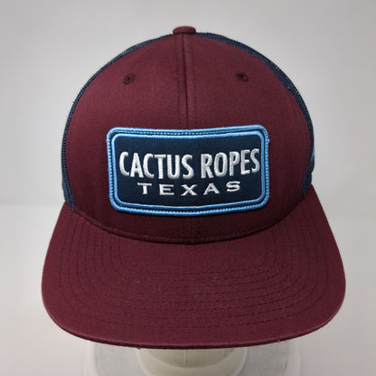 Cactus Ropes Texas Snapback Trucker Hat Multicolor OS Adjustable Mesh Hooey