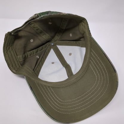 Unbranded Strapback Hat Camouflage OS Adjustable Vented Holes 6 Panel Blank