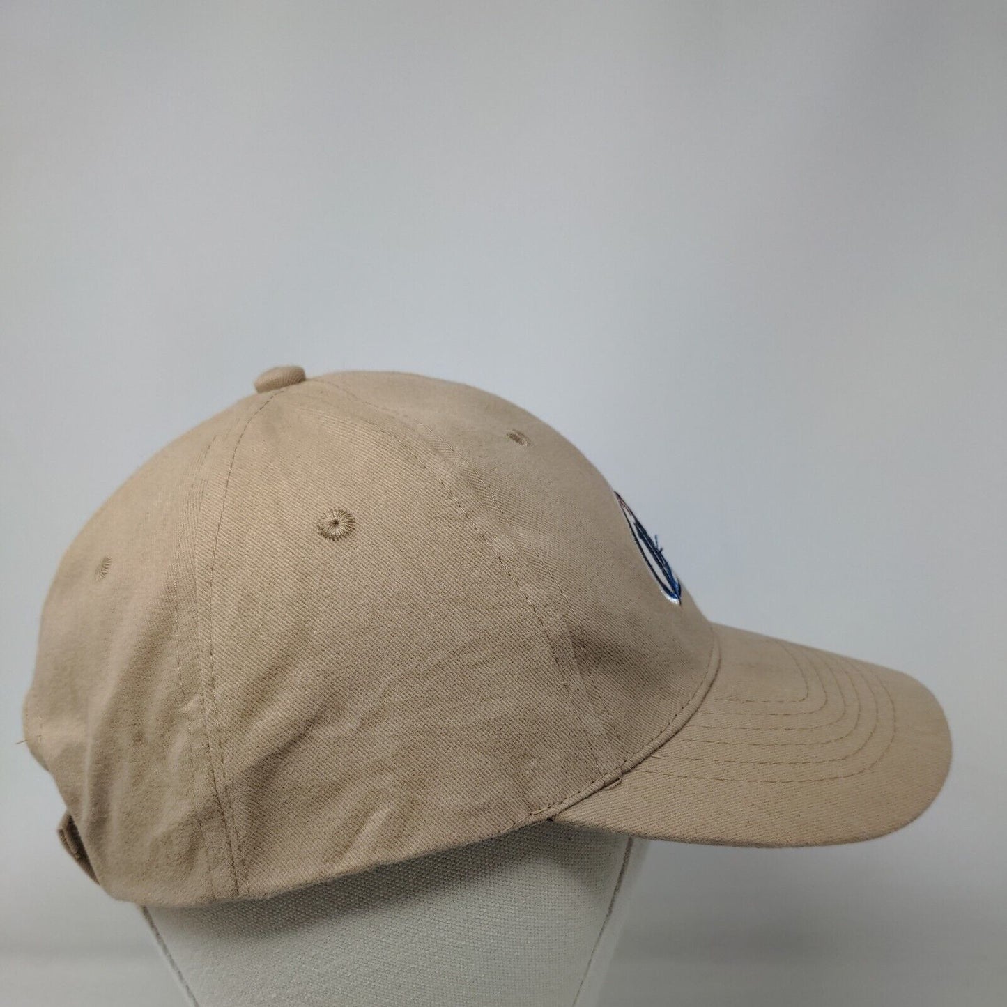 Miller Lite Strapback Hat Tan One Size Adjustable Embroidered 6 Panel ACME